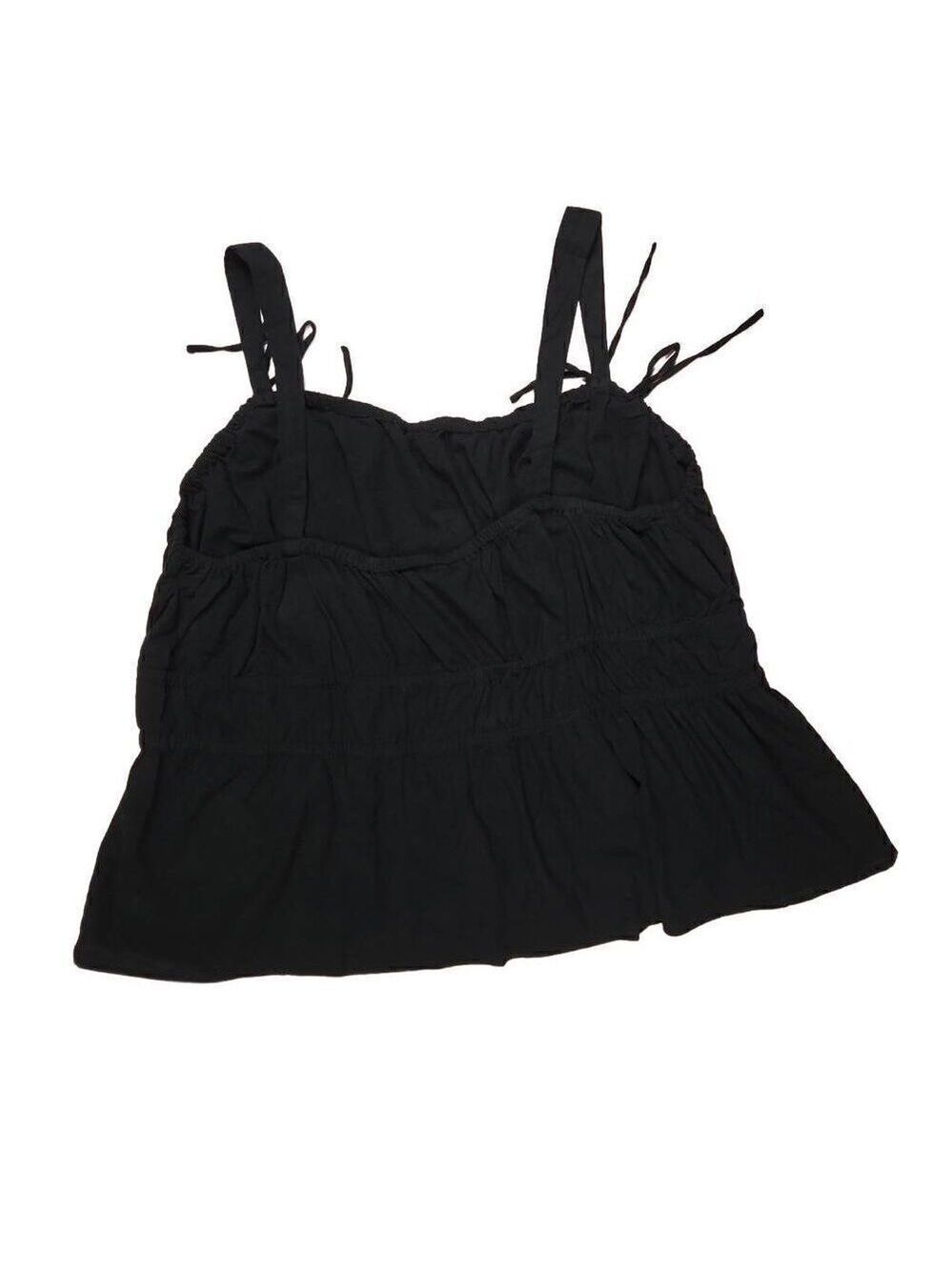 Universal Thread Black Peplum Top 4X - Picture 2 of 3